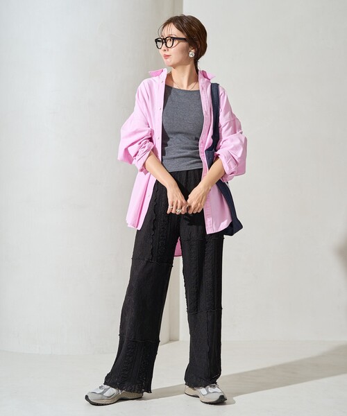 FREAK'S STORE パンツ 限定展開 レース パッチワーク レディース