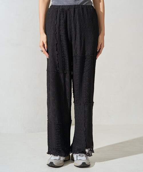 FREAK'S STORE パンツ 限定展開 レース パッチワーク レディース