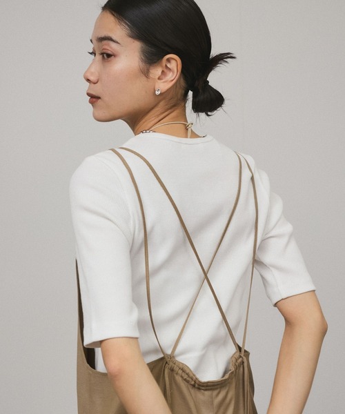 SALON adam et rope' tシャツ 「UVケア・洗える」プリマベール