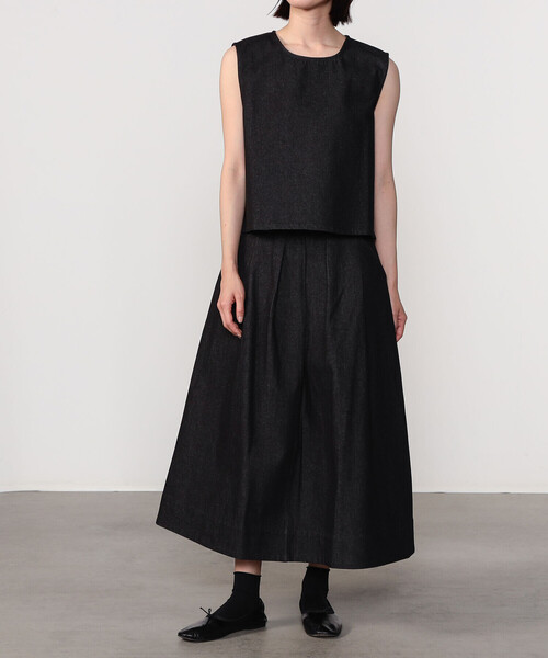 ベスト ジレ eunoia | デニム ベスト WOMEN レディース Bshop ベスト ジレ eunoia | デニム WOMEN レディース