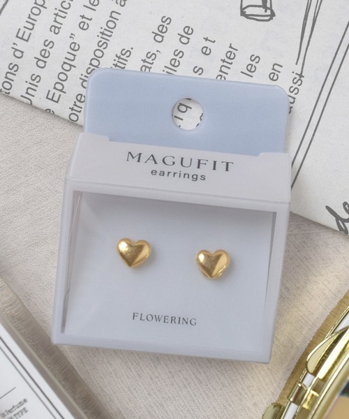 Flowering（フラワーリング） イヤリング 「MAGUFIT」ハート