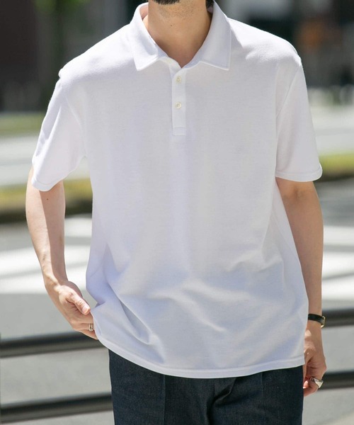 ☆新品未使用品☆  ホワイトポロシャツ XL URBAN RESEARCH ROSSO MEN ポロシャツ 「XLサイズあり