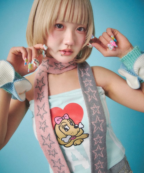 GALFY（ガルフィー） キャミソール GALFY-I LOVE GALチューブトップ