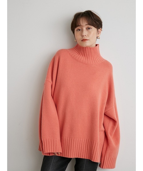 「emmi」 長袖ニット FREE オフホワイト レディース_画像8