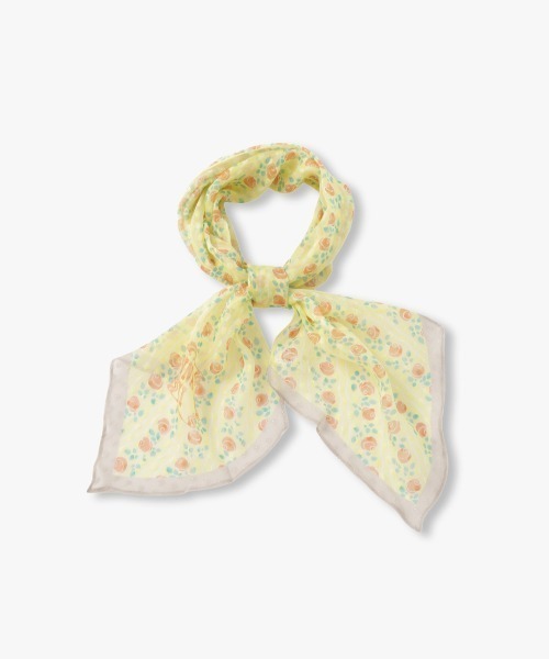 ANNA SUI（アナスイ） ストール マフラー シルクレーヨン剣先スカーフ