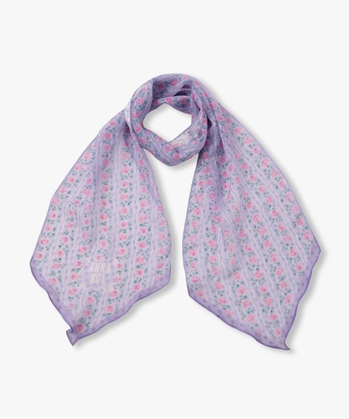 ANNA SUI（アナスイ） ストール マフラー シルクレーヨン剣先スカーフ