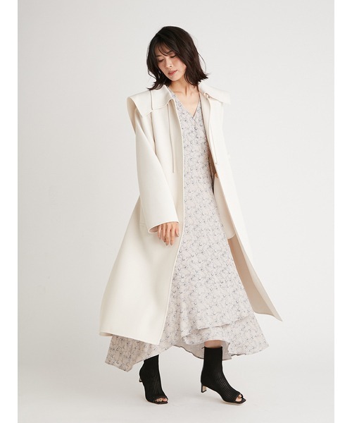 値下げしました！FRAY I.Dオンラインショップ完売のコートです‼️. FRAY I.D（フレイ・アイディー） ノーカラーコート 1 グリーン