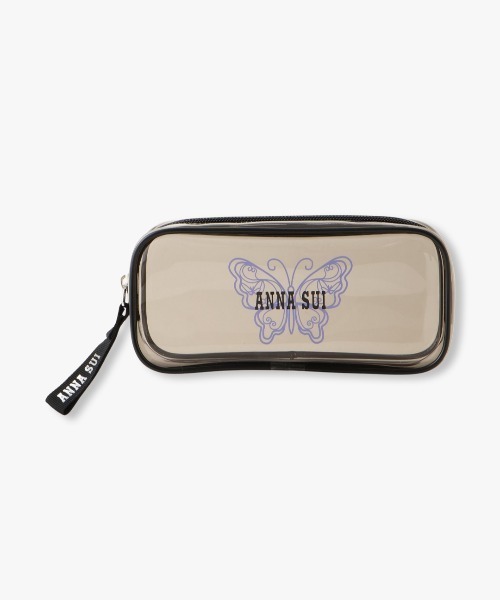 ANNA SUI 折りたたみ傘 猫プリント晴雨兼用傘(5段コンパクトミニ