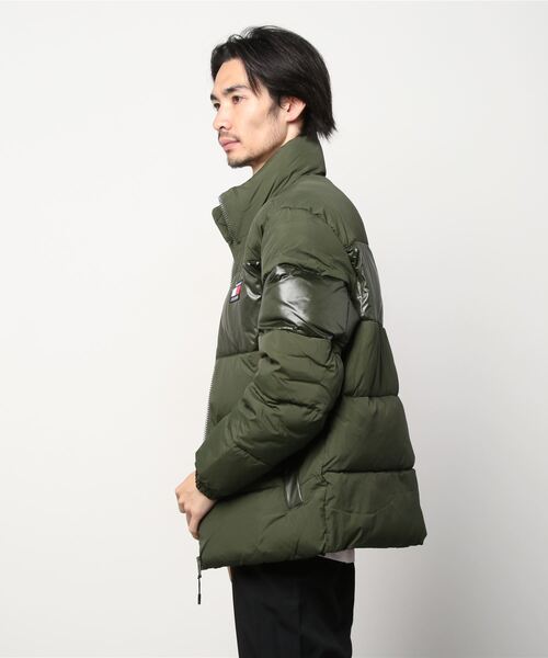 「TOMMY JEANS」 ブルゾン X-LARGE ダークグリーン メンズ_画像2