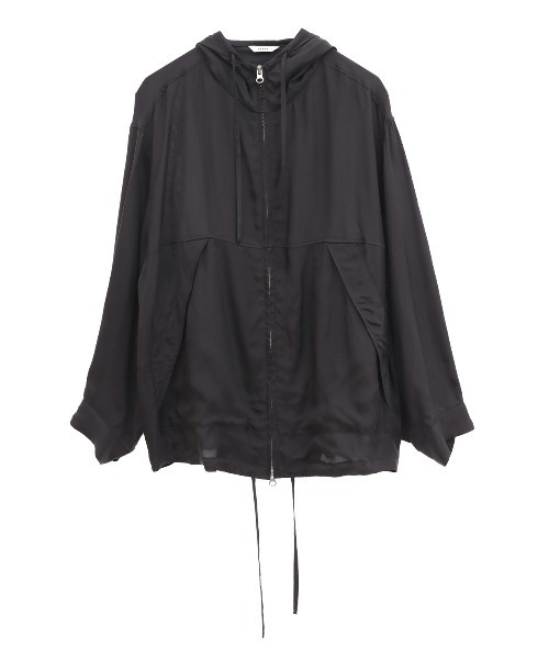 SHEER AIRY ZIP HOODIE クラネ　サイズ1 CLANE（クラネ） パーカー SHEER AIRY ZIP HOODIE レディース