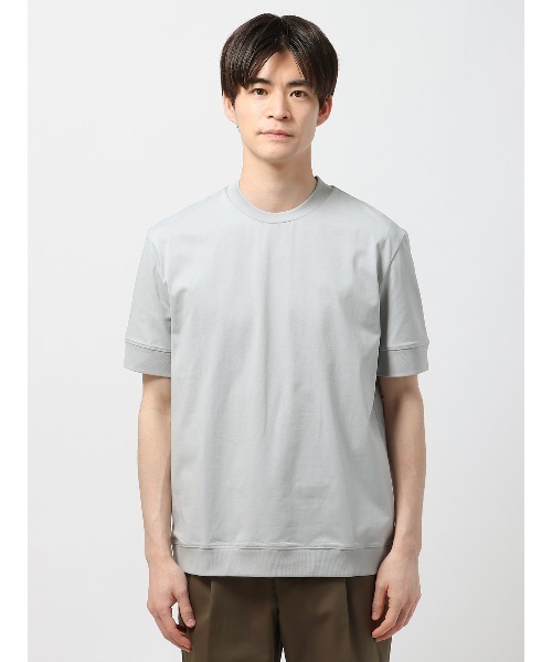 tシャツ オフィT 半袖Tシャツ ウォッシャブル 接触冷感 クール
