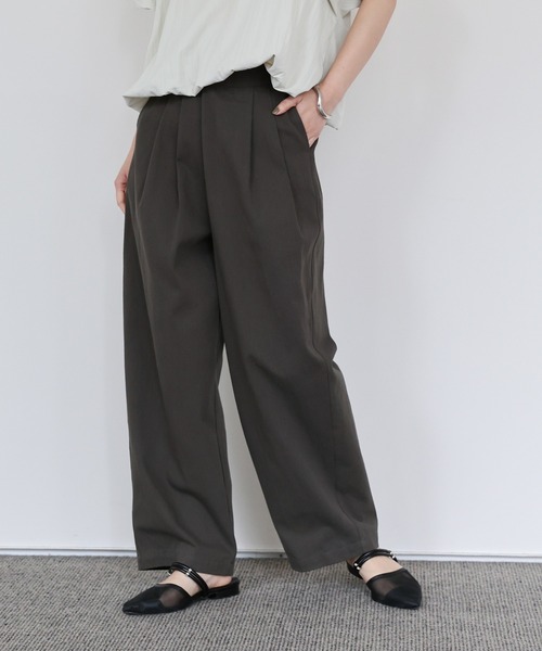 select MOCA Et チノパン 「Et」Wrap-Belt Chino Pants レディース