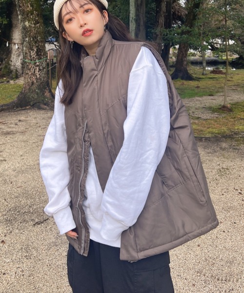 「NYLAUS」 ベスト M ブラック メンズ_画像3