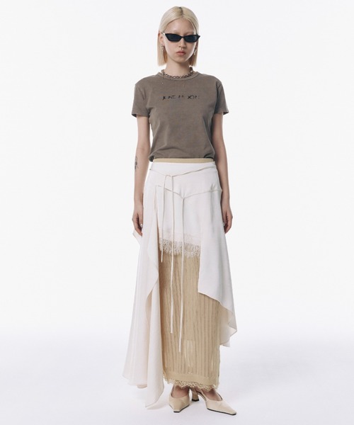 JOSE MOON スカート ASSYMMETRY SKIRT/アシンメトリースカート