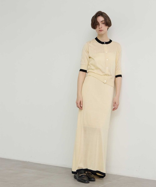 CINOH スカート 「CINOH/チノ」別注 Washable Silk Pencil Skirt