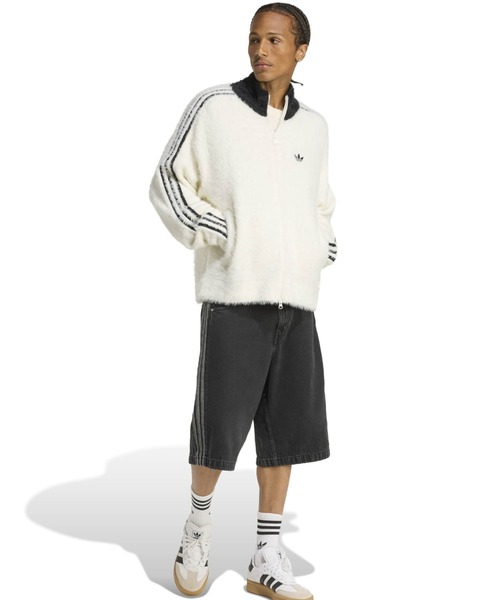 adidas（アディダス） コート ジャケット adidas FAUX MOHAIR CLASSIC