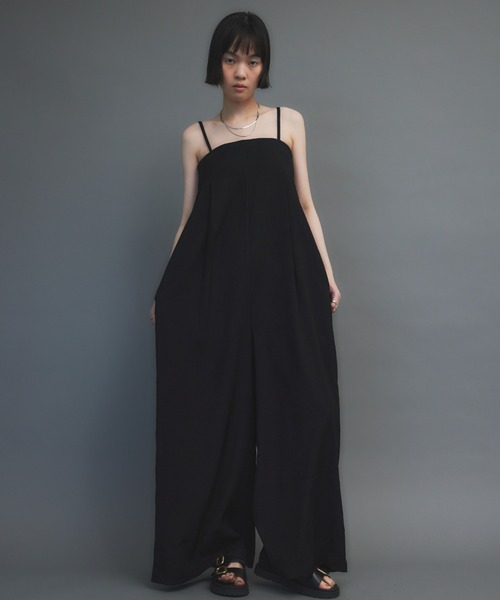 HANNE オールインワン キャミワイドオールインワン レディース