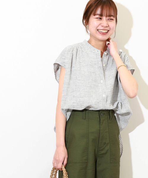 「JOURNAL STANDARD relume」 ノースリーブブラウス FREE ホワイト レディース