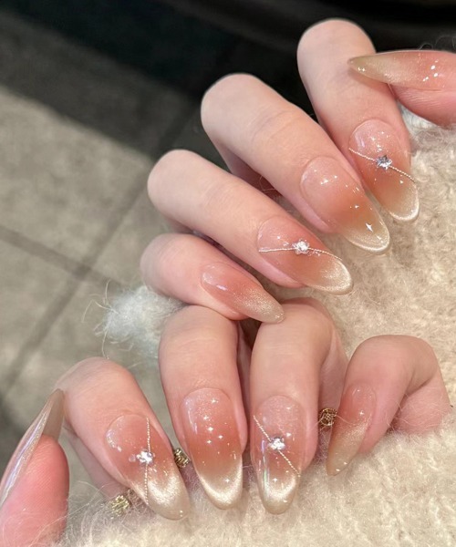 ネイルチップ ネイルシール 卒業式 簡単にネイルチップハンドネイル