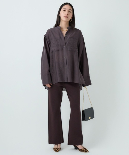 限定セール　美品　カオス シルクフィブリルTシャツ　ブラウス　ゆったり　フリー Chaos（カオス）の「Chaos(カオス)/【セットアップ】シルク