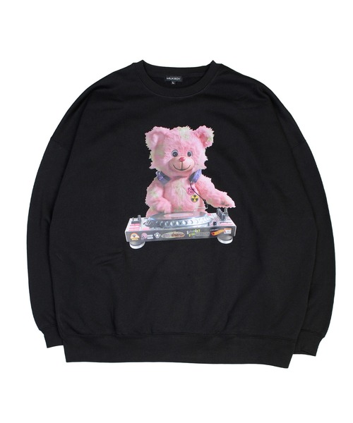トレーナー/スウェット MILK BOY BLACK CAT big sweat MILKBOY（ミルクボーイ） トレーナー スウェット DJ BEAR スウェット