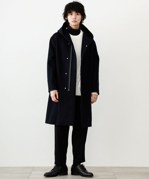 STUDIOUS（ステュディオス） コート 2 グレイッシュベージュ メンズ