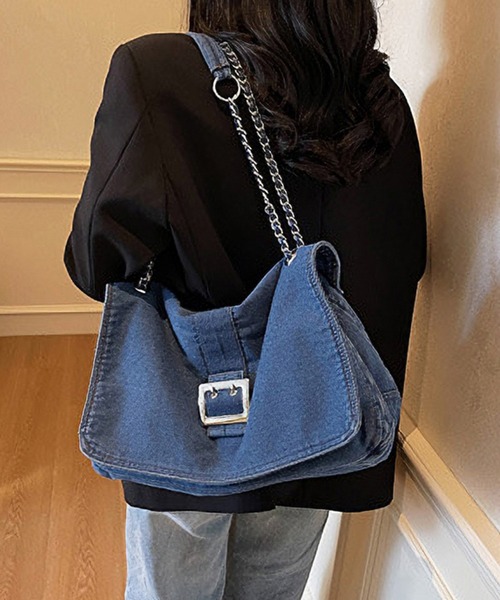 デニム ショルダーバッグ Lace Ladies（レースレディース） ショルダーバッグ バッグ チェーン