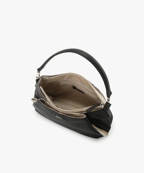美品agnes b.アニエスべー 2wayショルダーバッグ 大容量 ナイロン 黒 2wayショルダーバッグ (OAS14－03) ｜agnès b. VOYAGE FEMME
