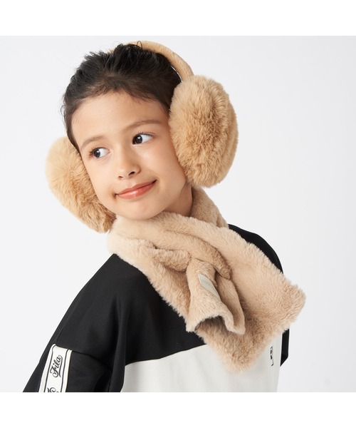 repipi armario（レピピアルマリオ） マフラー ファーマフラー キッズ