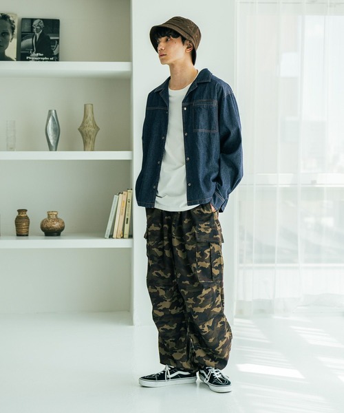アコーレカーゴパンツ　新品 即完売】平本蓮 amnjx 27circus カーゴパンツ コラボ ブラック