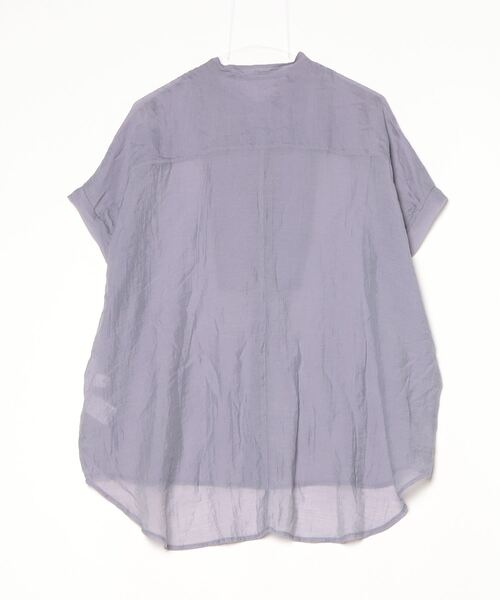 「select MOCA」 半袖ブラウス M パープル レディース_画像2