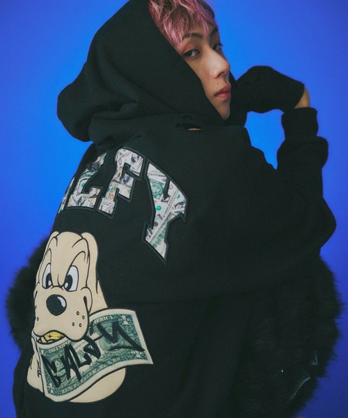 GALFY パーカー GALFY（ガルフィー）お金大好きスウェット