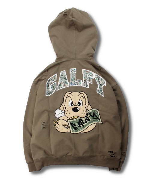 GALFY パーカー GALFY（ガルフィー）お金大好きスウェット