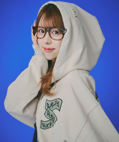 GALFY（ガルフィー） パーカー お金大好きスウェットパーカー/ブランド