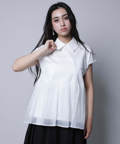 「RAW FUDGE」 半袖Tシャツ M オフホワイト レディース_画像5