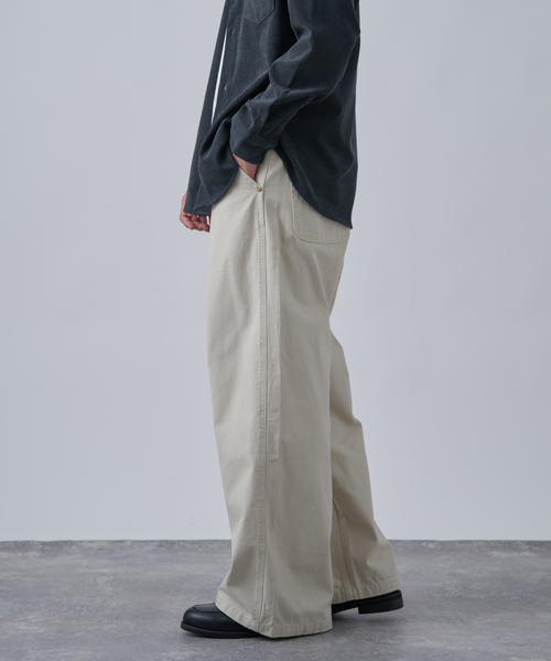 B.C STOCK（ベーセーストック） ワイドパンツ パンツ 「PLANET OF