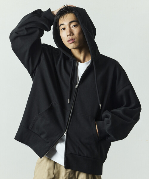 パーカー 限定展開 リラックスフィット ボンディング ジップアップ パーカー メンズ | FREAK'S STORE | 22