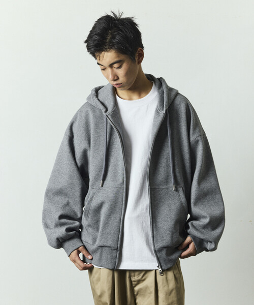 パーカー 限定展開 リラックスフィット ボンディング ジップアップ パーカー メンズ | FREAK'S STORE | 19