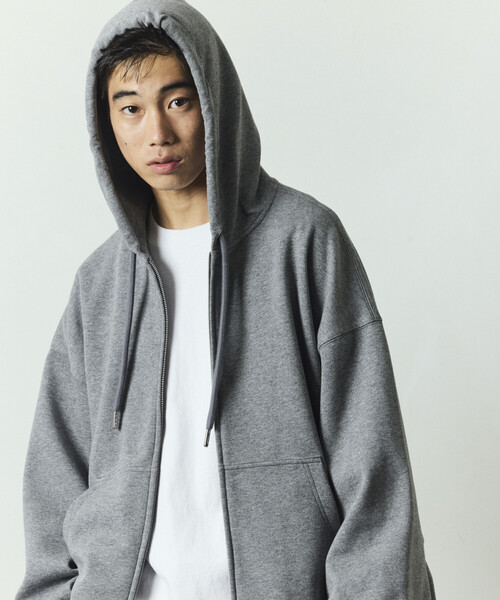 パーカー 限定展開 リラックスフィット ボンディング ジップアップ パーカー メンズ | FREAK'S STORE | 06