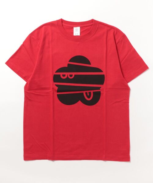 「FRAPBOIS PARK」 半袖Tシャツ 1 レッド レディース_画像2