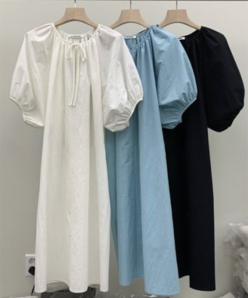 「FREE STYLISTS」 半袖ワンピース FREE ブラック レディース_画像6