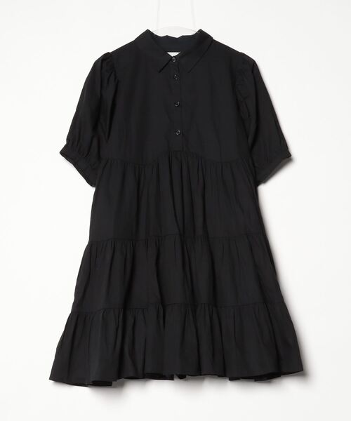 merry jenny（メリージェニー） 半袖ワンピース FREE ブラック