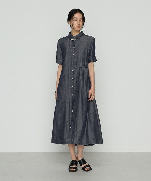 Ateliergg ワンピース Gabardine K.T（ギャバジンK.T） ワンピース 夏 半袖 オトナ