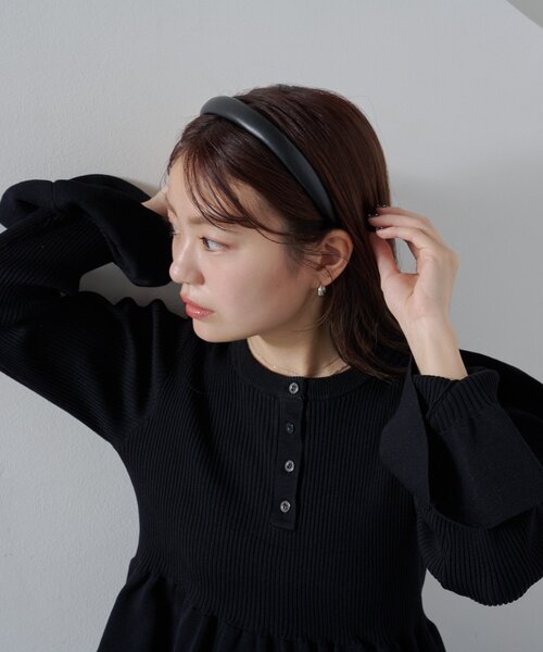 Kastane（カスタネ） カチューシャ 「fiw.」レザーカチューシャ