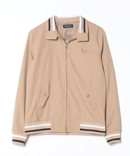 FRED PERRY ベージュ ジャケット M　フレッドペリー　ブルゾン FRED PERRY ベージュ ジャケット M フレッドペリー ブルゾン
