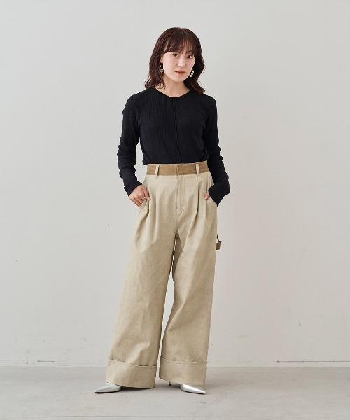 MEDE19F（メデジュウキュウ） ワイドパンツ チノパン ヴィンテージ