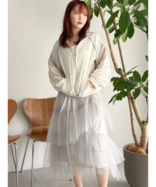 dazzlin（ダズリン） ブルゾン アウター 「FILA別注」バイカラー