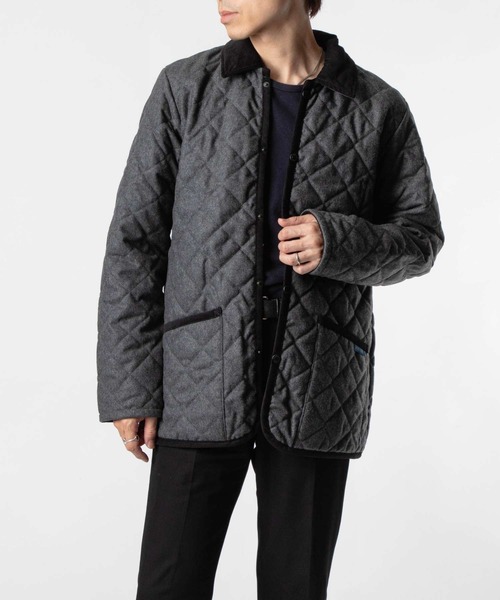 ケンケンパッパ　極美品　ラベンハム　LAVENHAM キルティングダウンベ LAVENHAM（ラベンハム） ダウンジャケット ダウン LAVENHAM WOOL