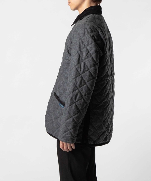 ダウンジャケット ダウン LAVENHAM WOOL DENHAM ラベンハム ウール デンハム キルティングジャケット メンズ レディースの画像