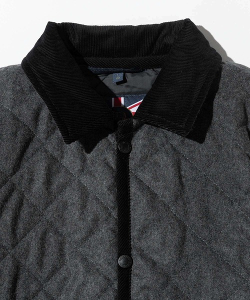 ダウンジャケット ダウン LAVENHAM WOOL DENHAM ラベンハム ウール デンハム キルティングジャケット メンズ レディースの画像